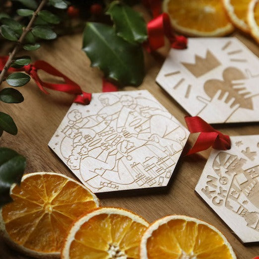 '6 Reunion Brunches' 12 DAYS Christmas Decoration