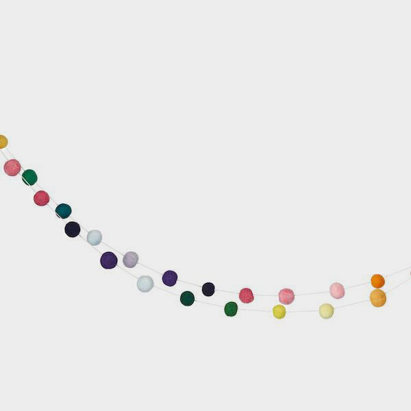 Colourful Felt Garlands 3 metres