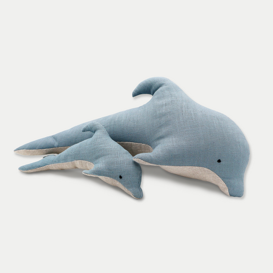 Handmade Linen Dolphin