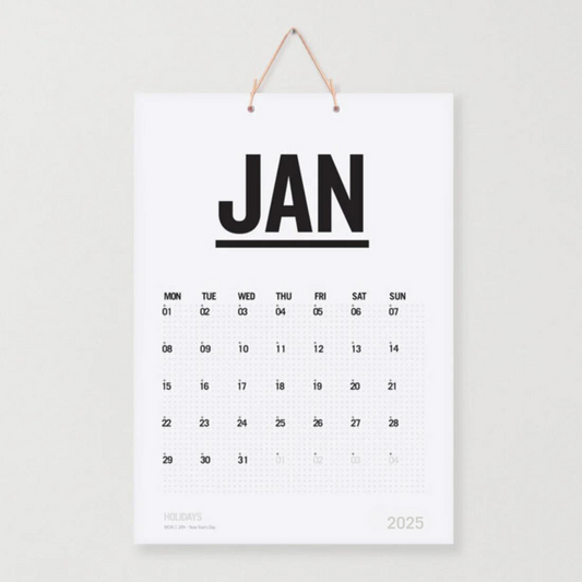 Monthly 2025 Wall Calendar