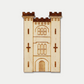 Castle Wooden Magnet