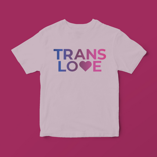 Trans Love T-Shirt- Dusty Purple