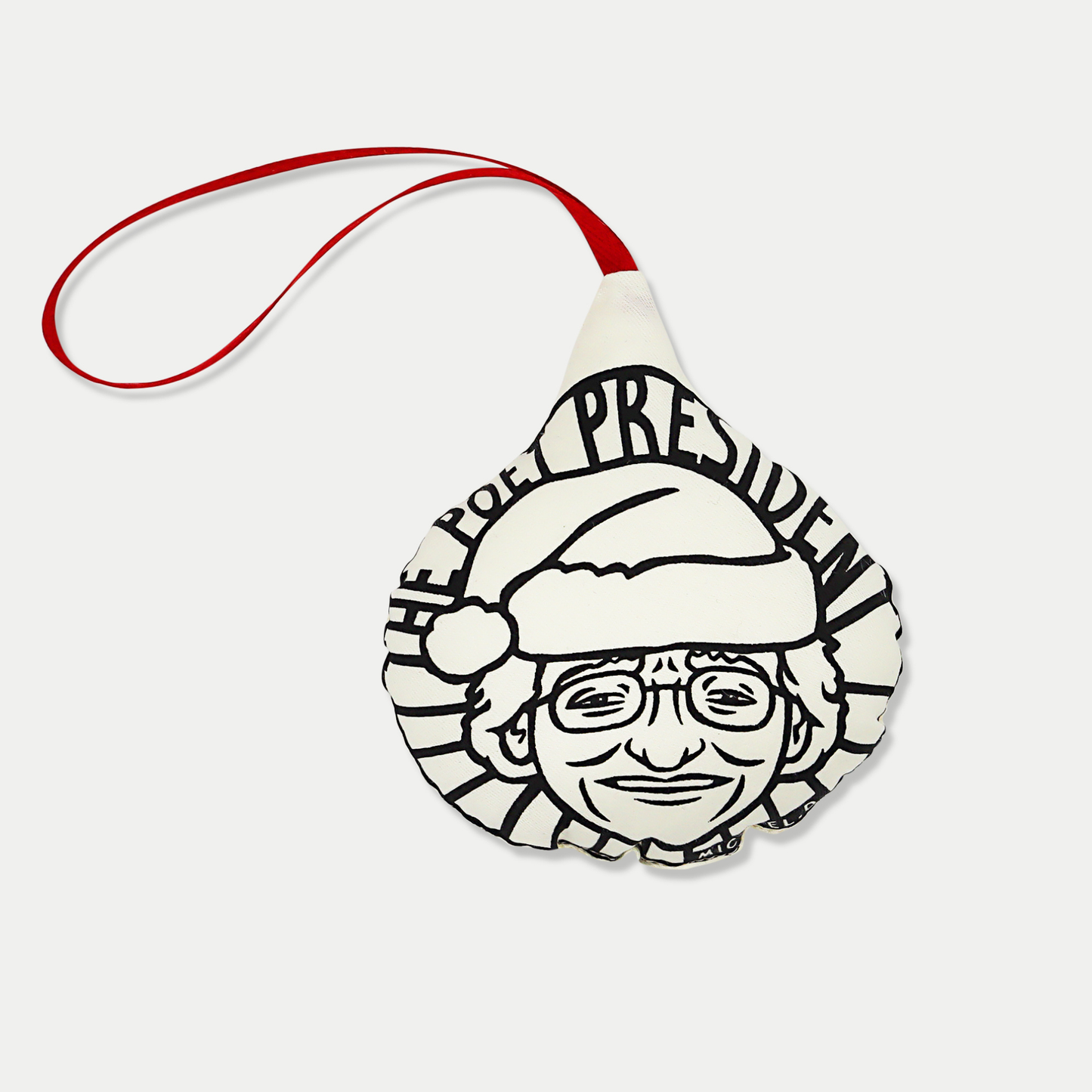 Michael D. Higgins Screen Printed Christmas Decoration