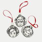 Mary McAleese Printed Christmas Decoration
