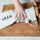 Arán Screen-printed Irish Linen Bread Bag