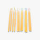 Birthday Cake Beeswax Candles - 12 pack