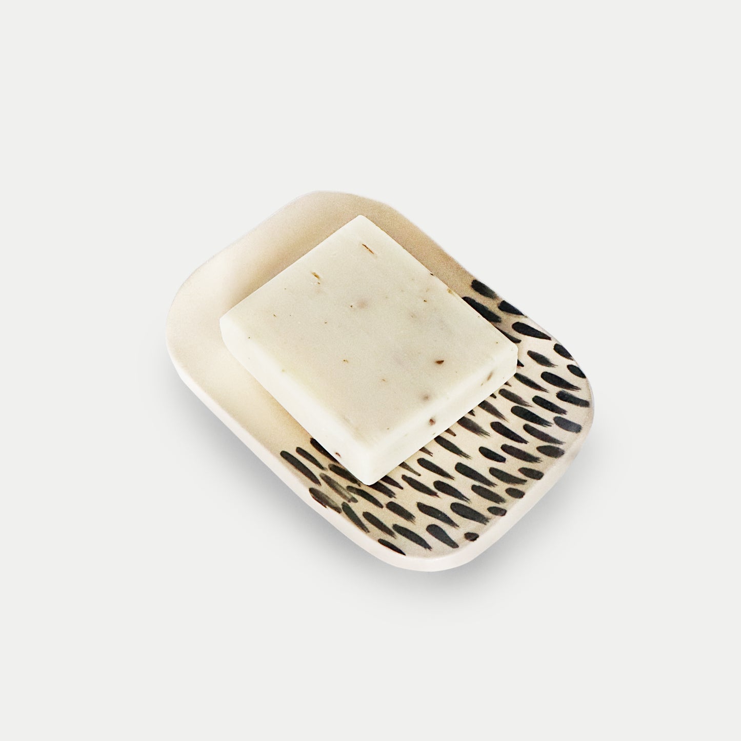 Dappled Ceramic Soap Dish