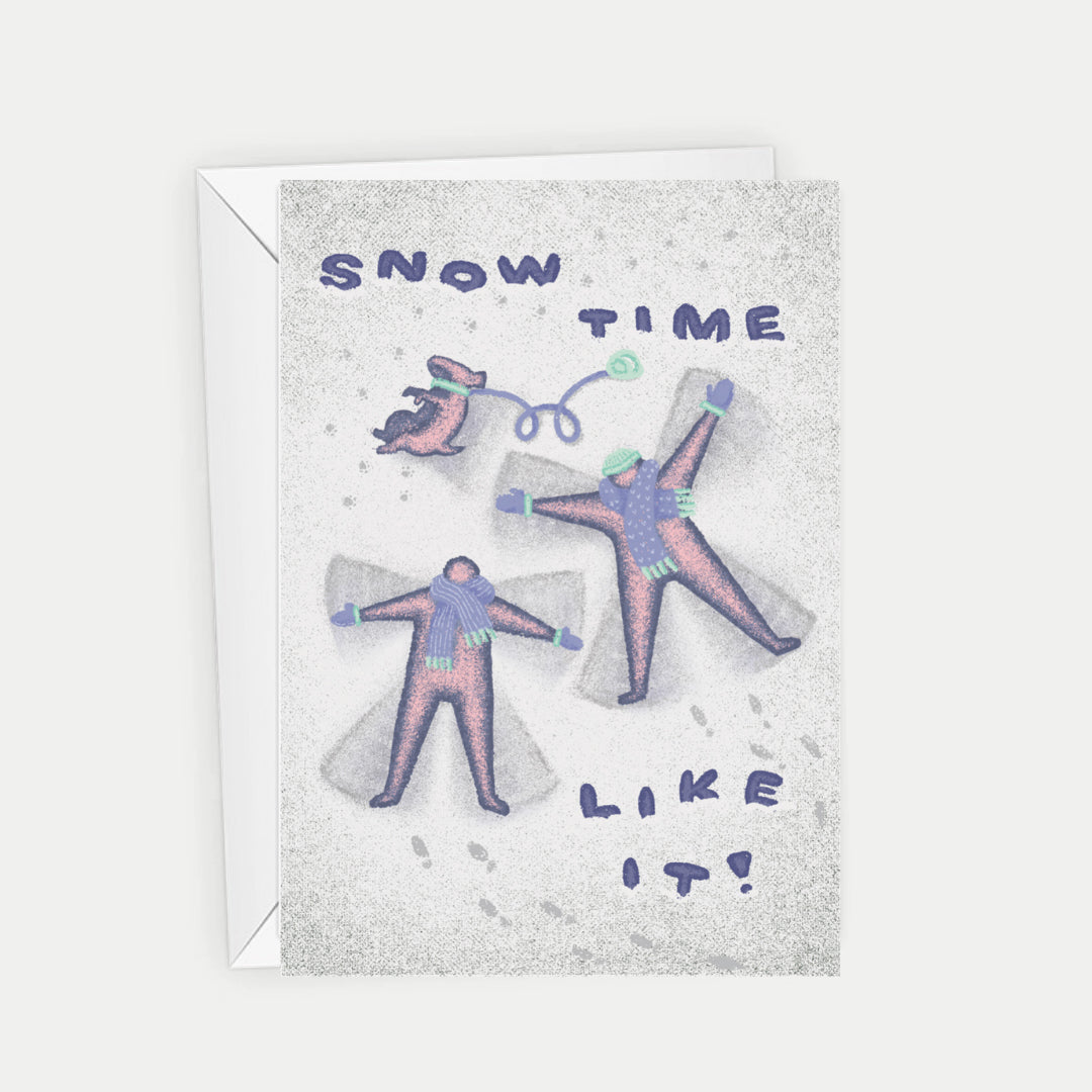 Snow Time - Christmas Card