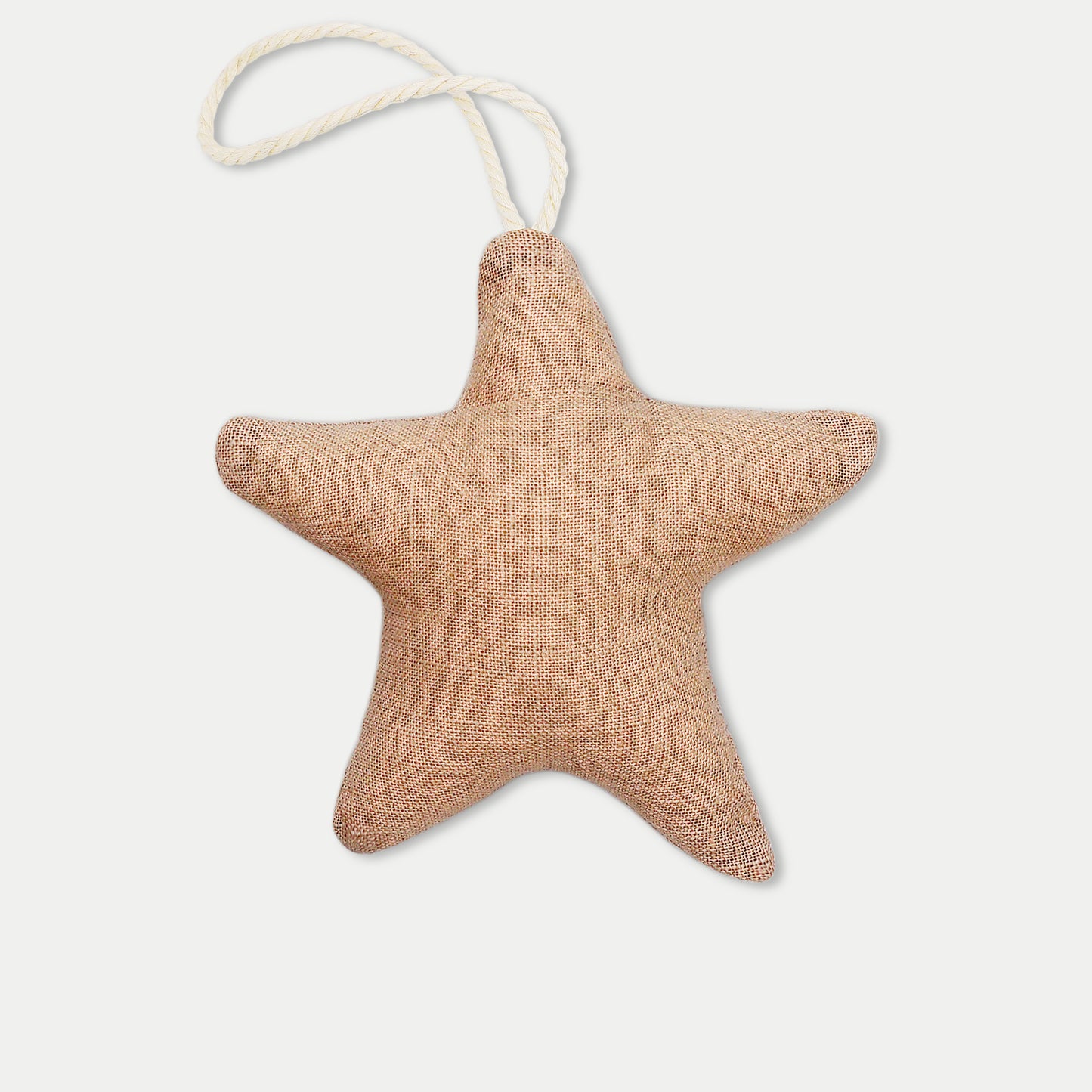 Linen Star Christmas Decoration