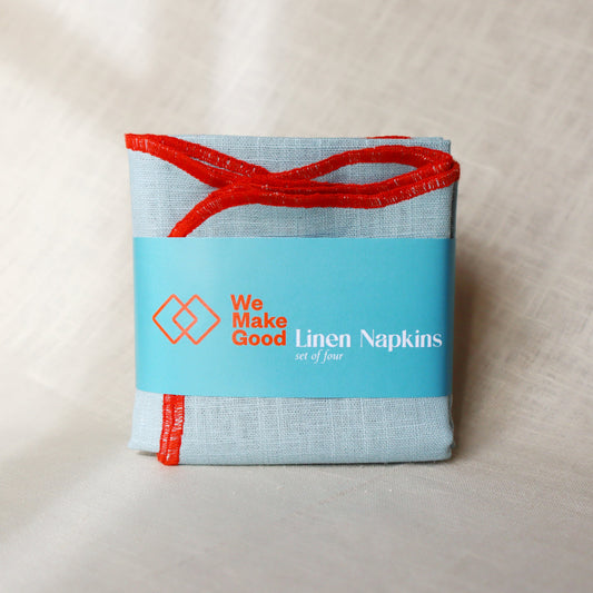 Pimpernel Scalloped Linen Napkins