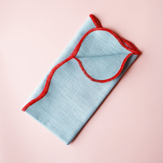 Pimpernel Scalloped Linen Napkins