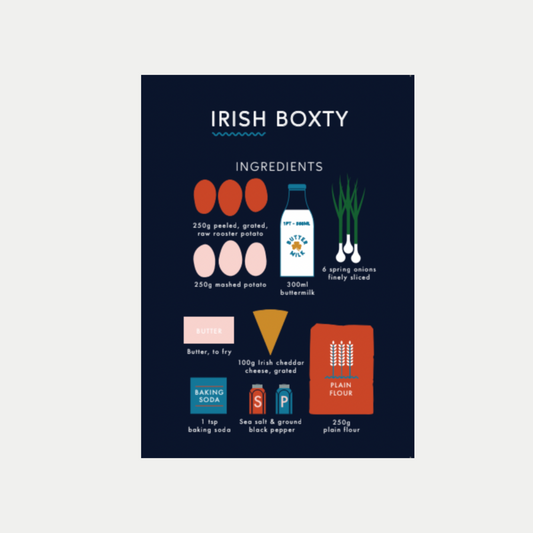 Irish Boxty Recipe Greeting Card