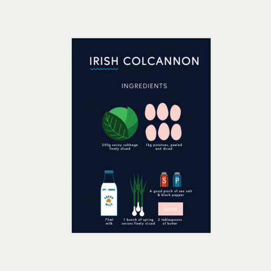 Irish Colcannon Recipe Greeting Card