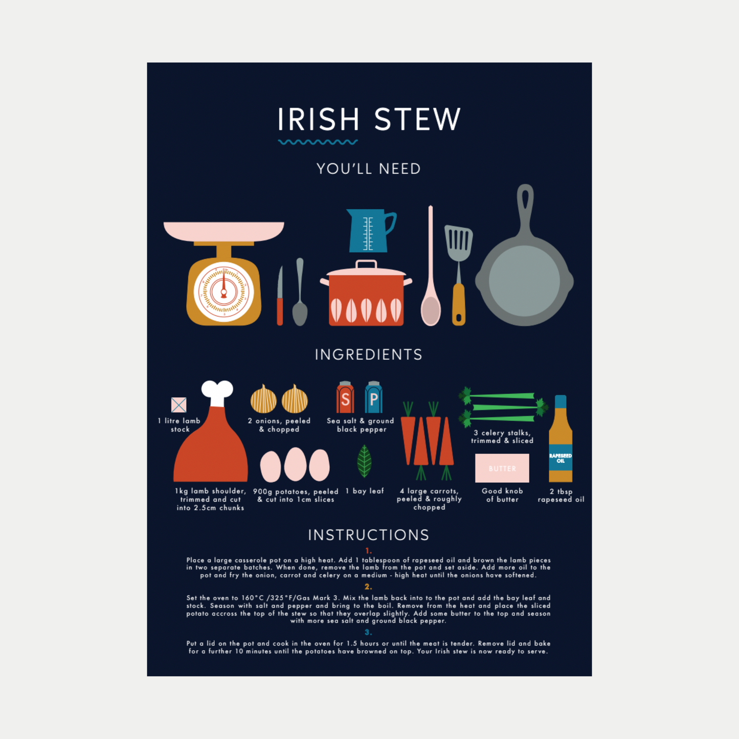 Irish Stew Art Print