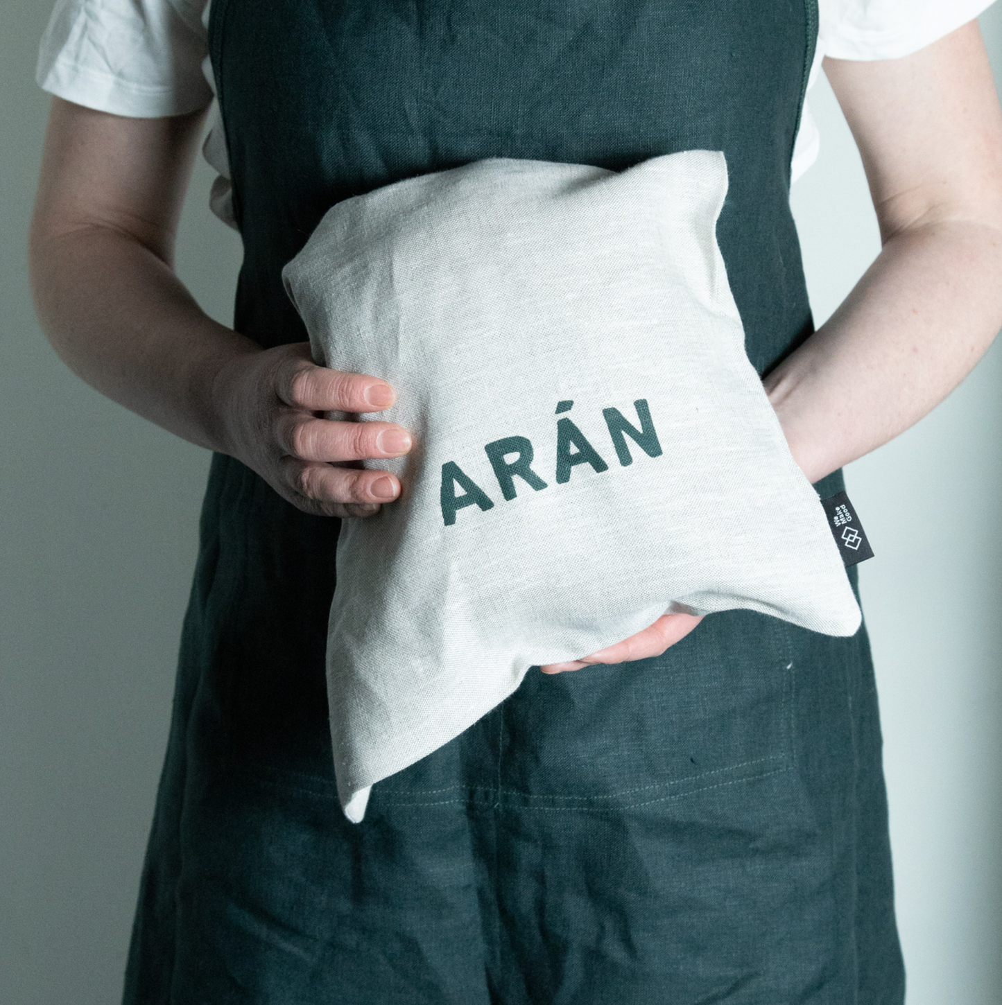 Screen-printed Irish Linen Bread Bag