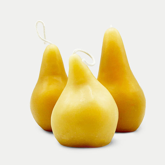 Pear Beeswax Candles