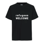 'Refugees Welcome' T-Shirt - Black