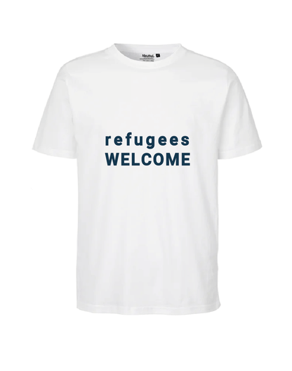 'Refugees Welcome' T-Shirt - White