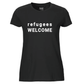 'Refugees Welcome' T-Shirt - Black