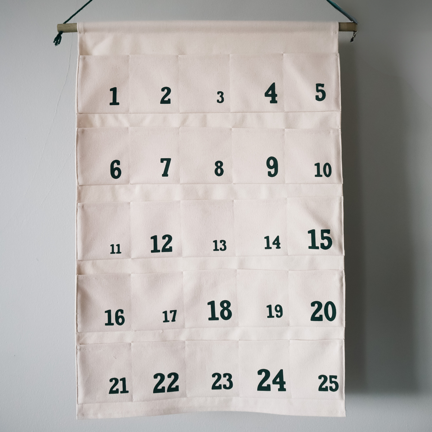 Screen Printed Advent Calendar