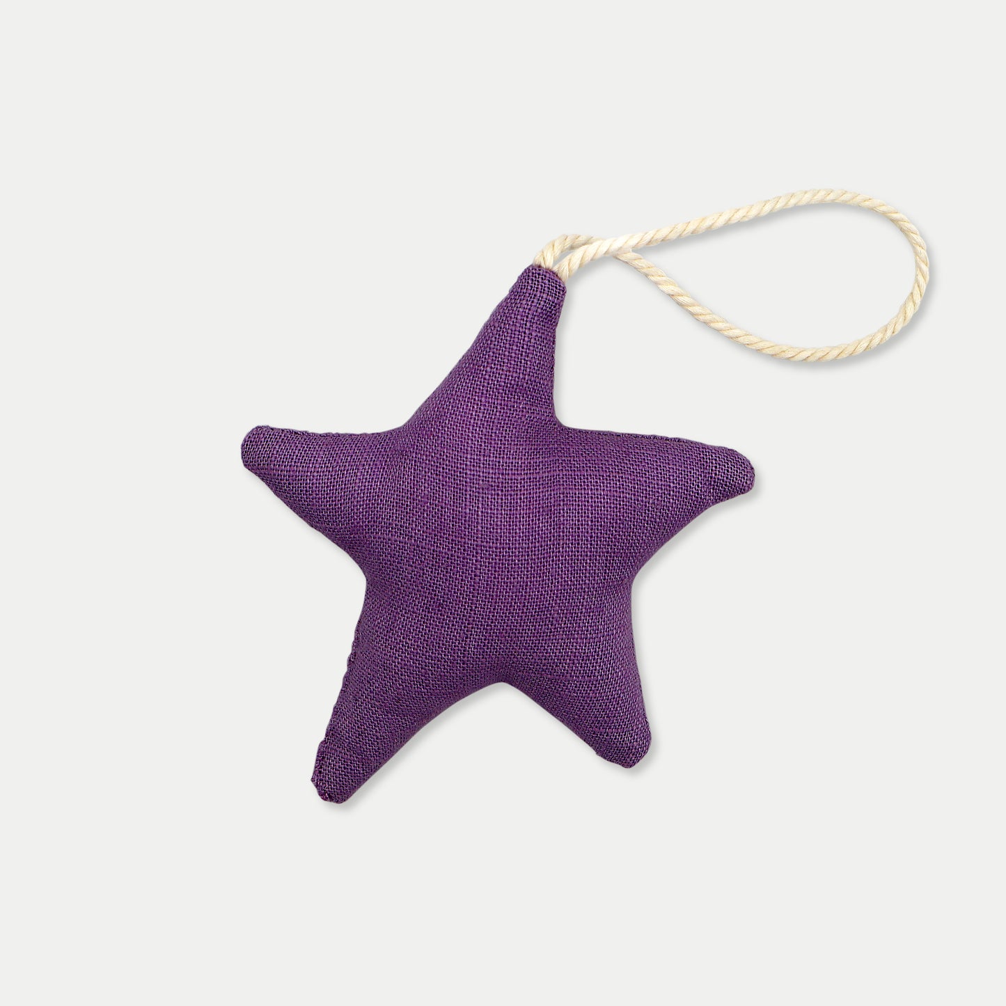 Linen Star Christmas Decoration