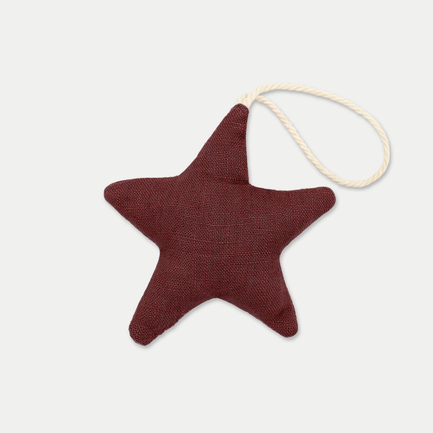 Linen Star Christmas Decoration