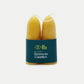 Dipped Beeswax Long Burning Candles - 2 pack, 12cm