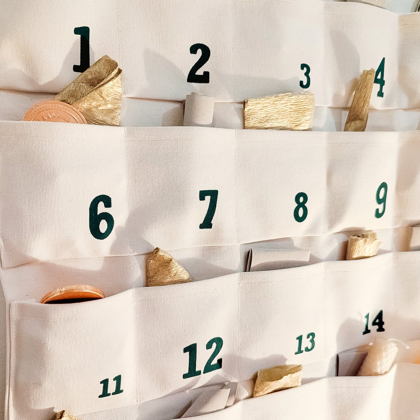 Screen Printed  DIY Advent Calendar