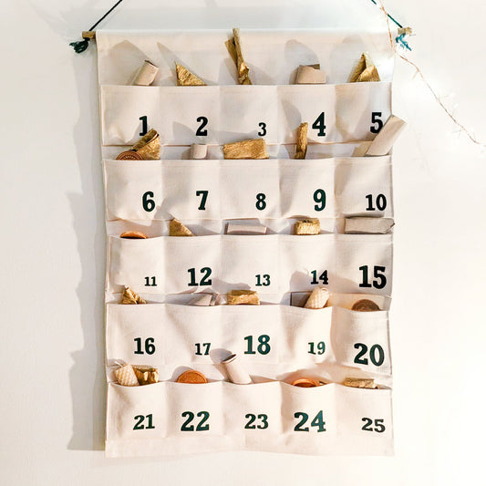 Screen Printed  DIY Advent Calendar