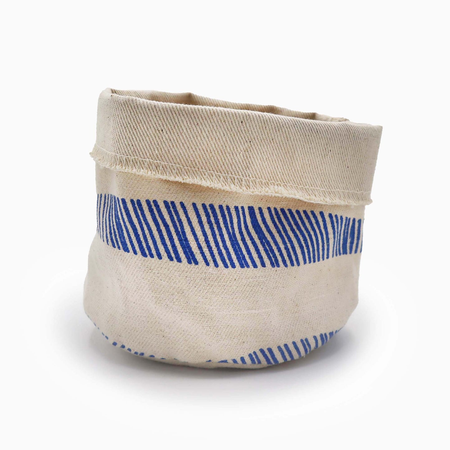 Canvas Printed Basket - Small
