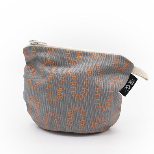 Canvas Printed Cosmetic Bag - Large
