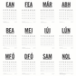2027 Féilire as Gaeilge | Irish Monthly Wall Calendar