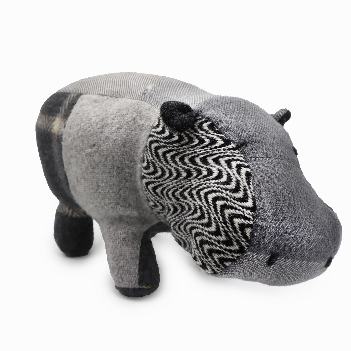 Handmade Stuffed Toy Hippo