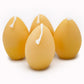 Egg Beeswax Candles - 4 pack