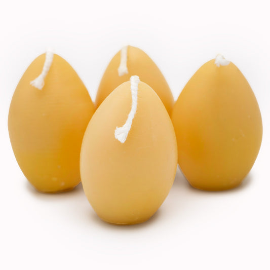 Egg Beeswax Candle