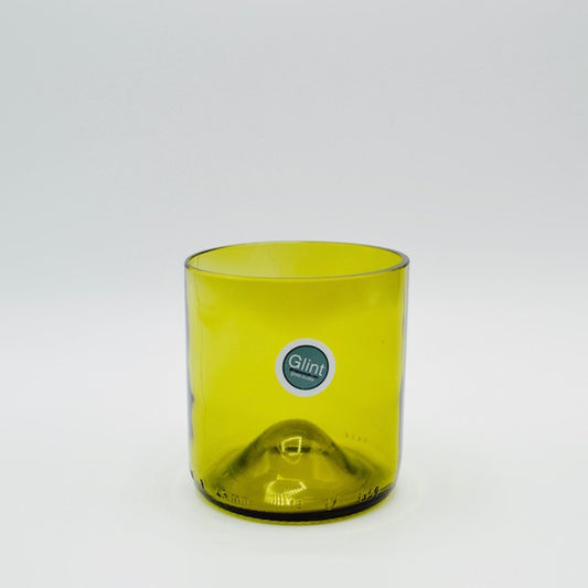 Glass Tumbler - Olive Green