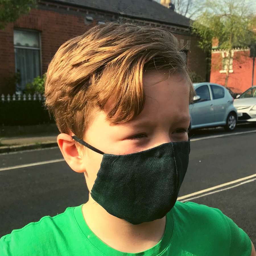 Triple Layer Cloth Face Mask - Kid Size