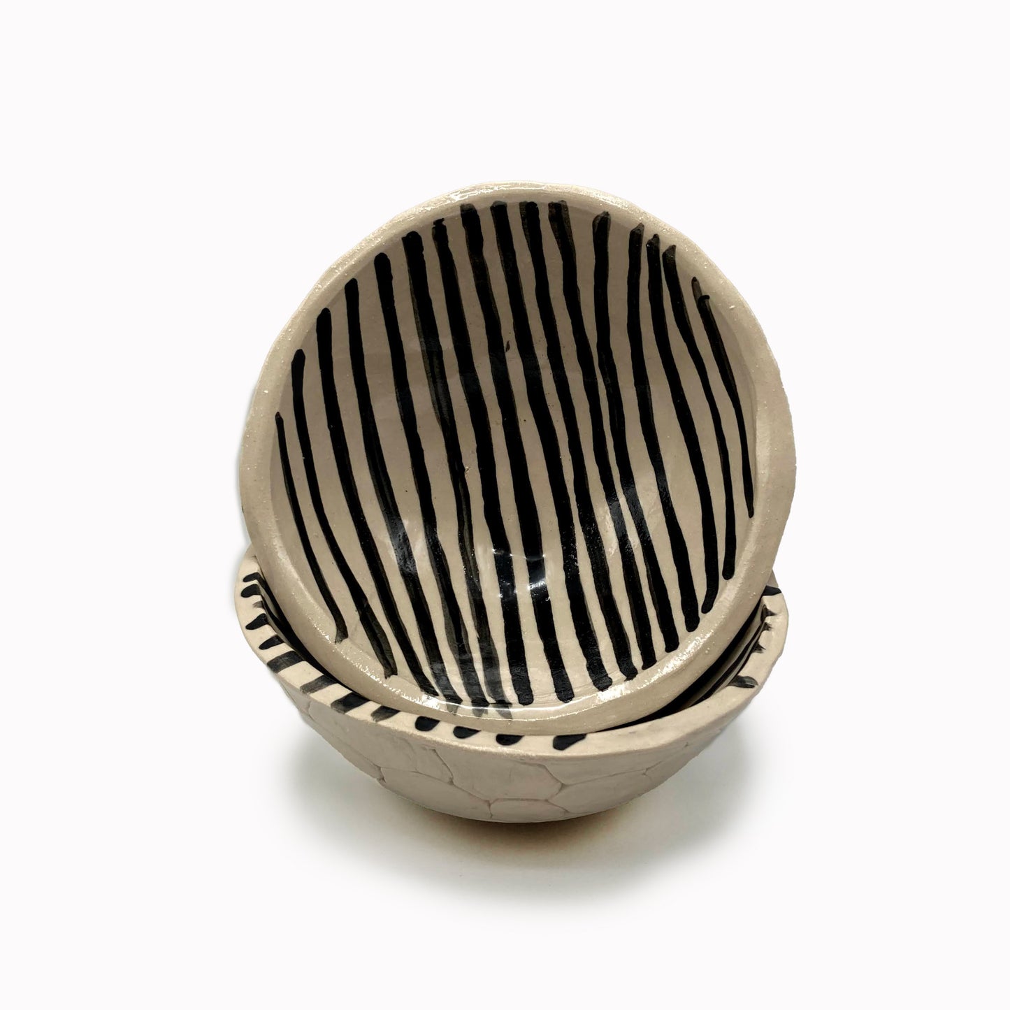 Striped Ceramic Bowl