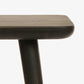 Ebonised Ash Side Table - Rectangle close up